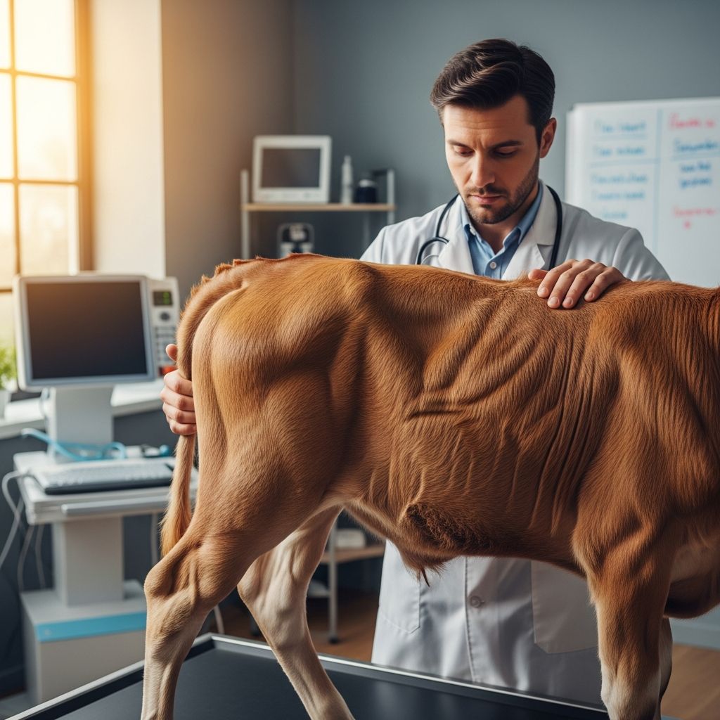Inherited Muscle Disorders in Farm Animals Exploring genetic muscle weaknesses in cattle, sheep, goats, and pigs that challenge livestock health and productivity.