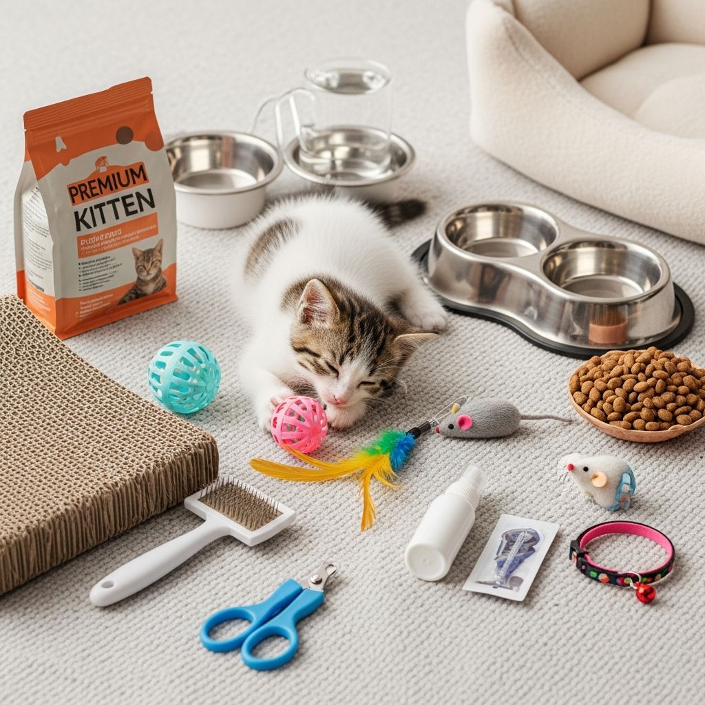 Discover must-have supplies and safety tips to create a secure, stimulating environment for your new kitten's healthy growth.
