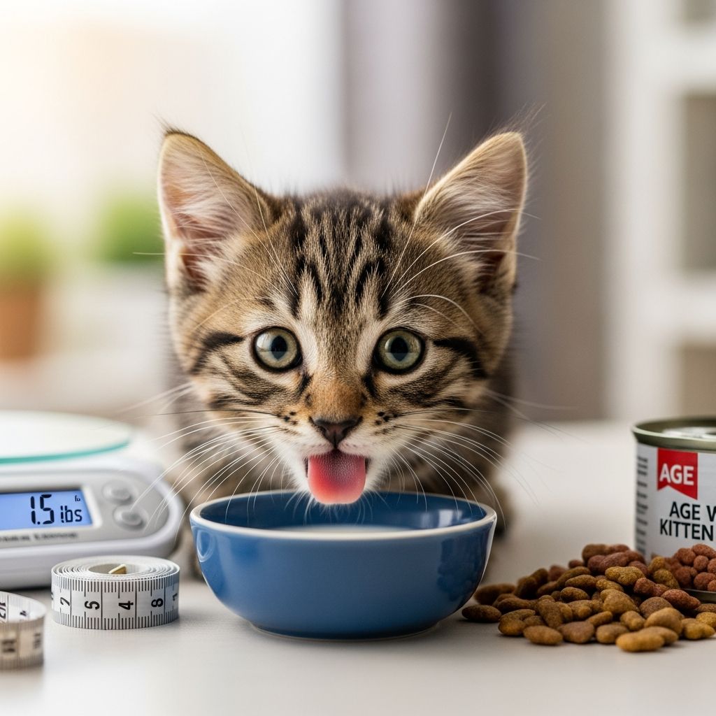 Kitten Feeding Guide By Age And Weight: Clear Calorie Chart Master the art of nourishing your growing kitten with precise feeding amounts, schedules, and nutritional essentials for optimal health.