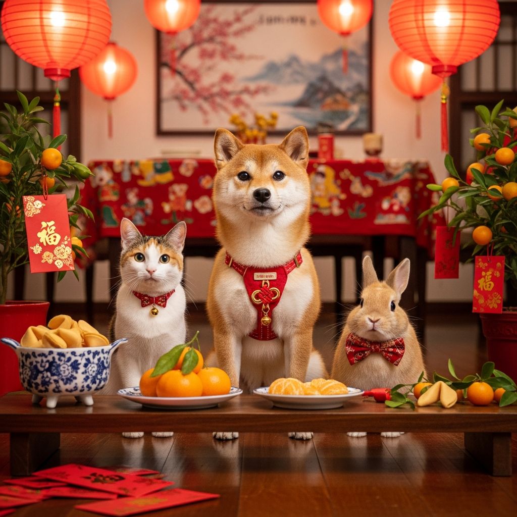 Discover pet-friendly ways to embrace Lunar New Year traditions, from grooming rituals to safe celebrations that bring good fortune to your furry family.