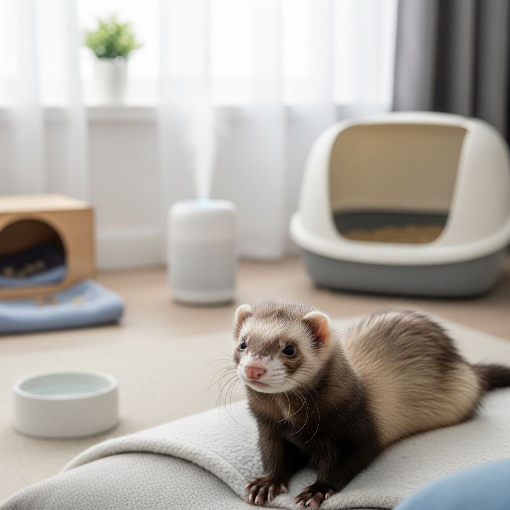 Ferret Odors: Practical Guide To Reduce Musk At Home Discover proven strategies to minimize your ferret's natural musk through diet, grooming, and habitat care for a fresher home.