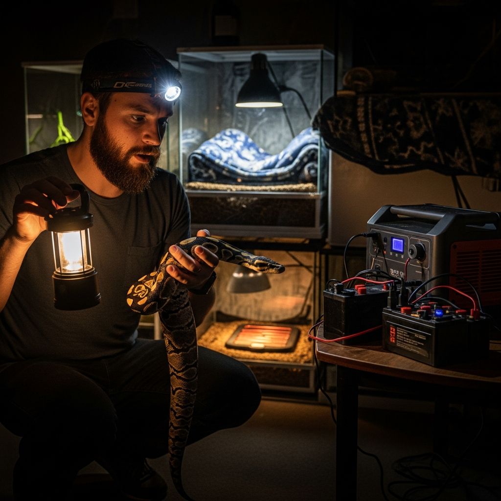 Managing Reptile Care During Power Loss: Emergency Checklist Essential strategies to keep your reptile safe when electricity fails