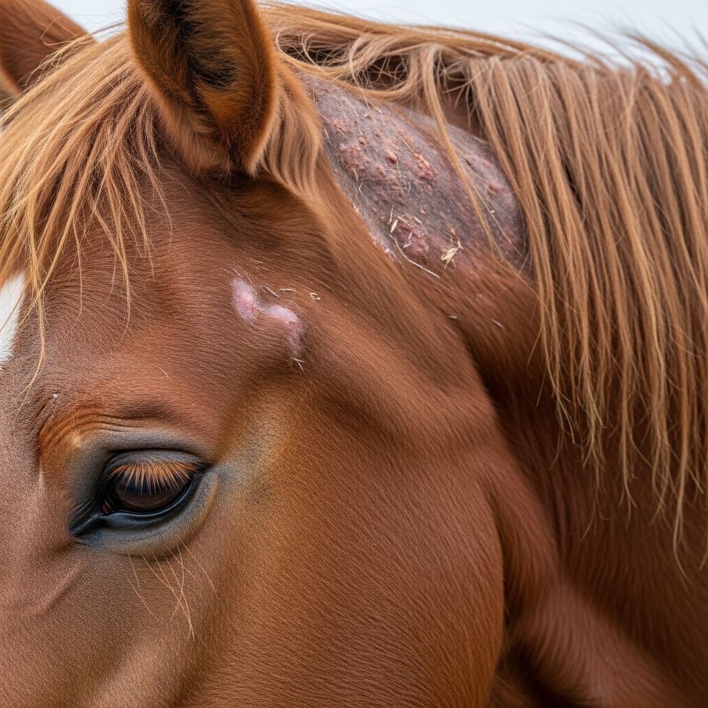 Comprehensive guide to identifying, treating, and preventing mange mites in horses for optimal equine skin health.