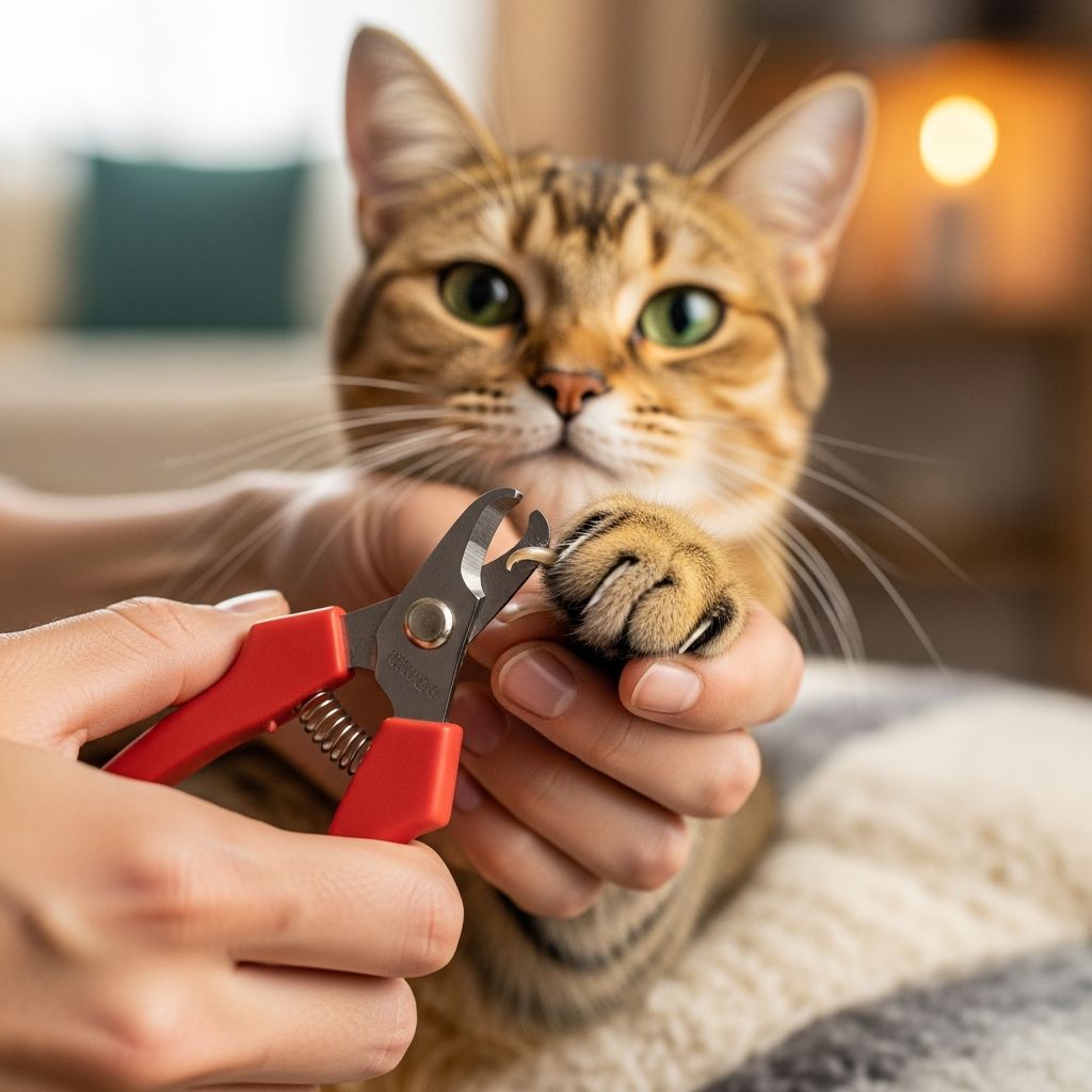 Cat Claw Trimming: 7-Step Guide For Safe Home Trims Learn safe, stress-free techniques to trim your cat's claws, prevent injuries, and keep your home scratch-free with expert tips.