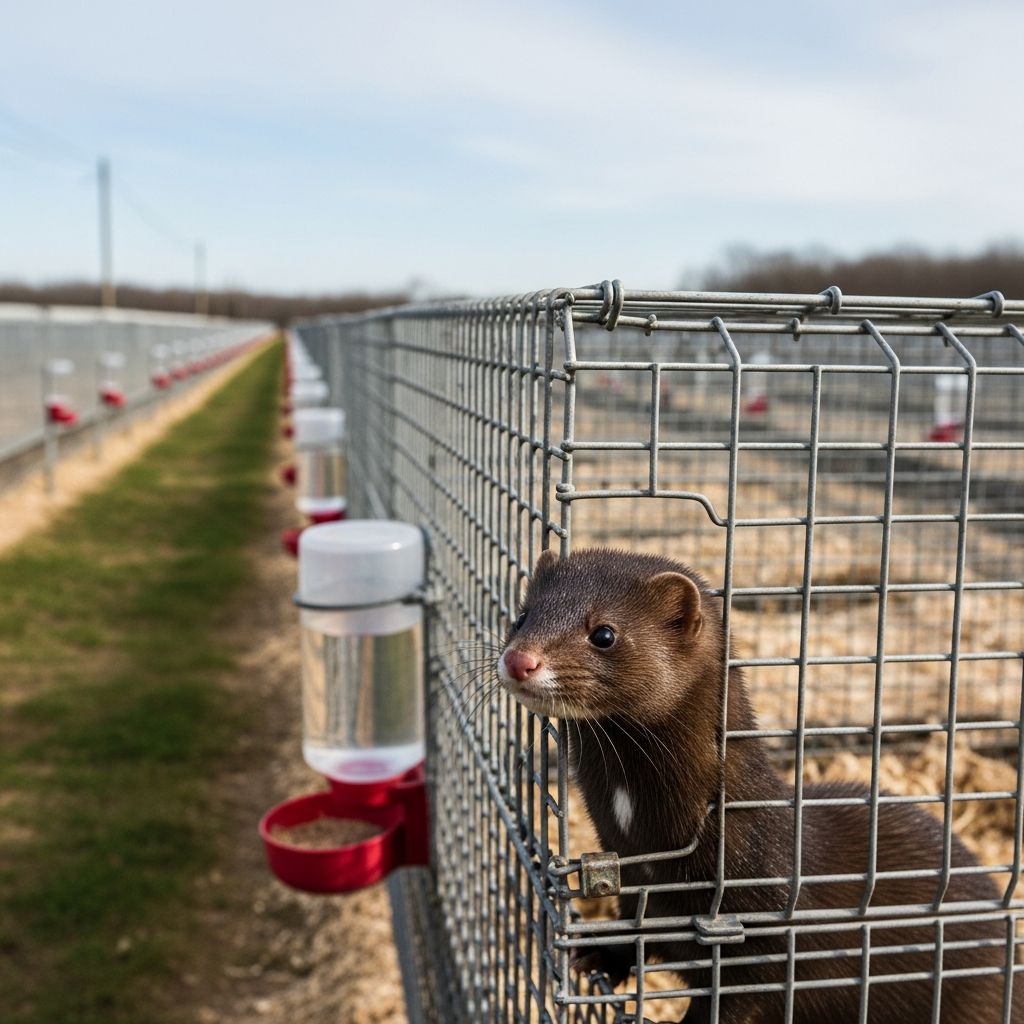 Managing Commercial Mink Operations: 3-Phase Production Guide Essential practices for raising healthy mink in commercial farm environments