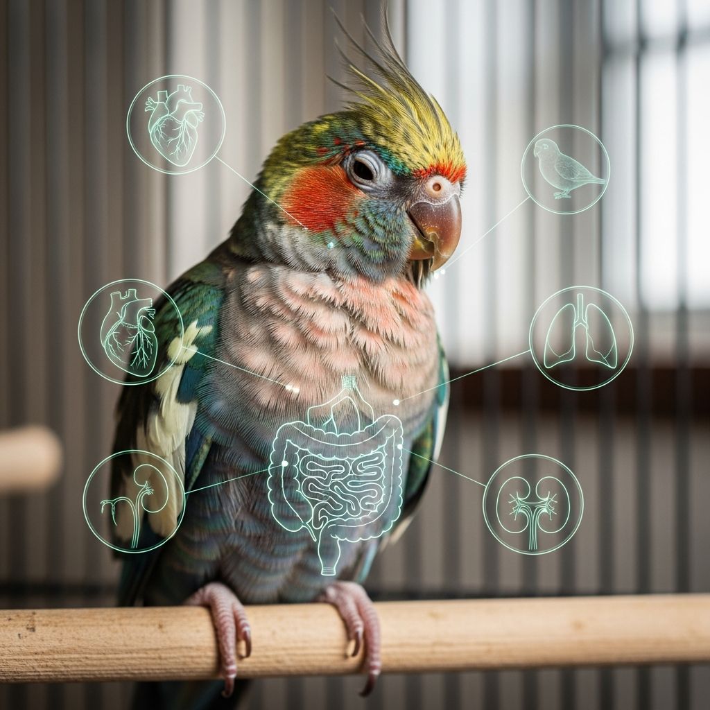 Essential guide to recognizing, preventing, and treating disorders that impact various organs in companion birds for healthier avian companions.