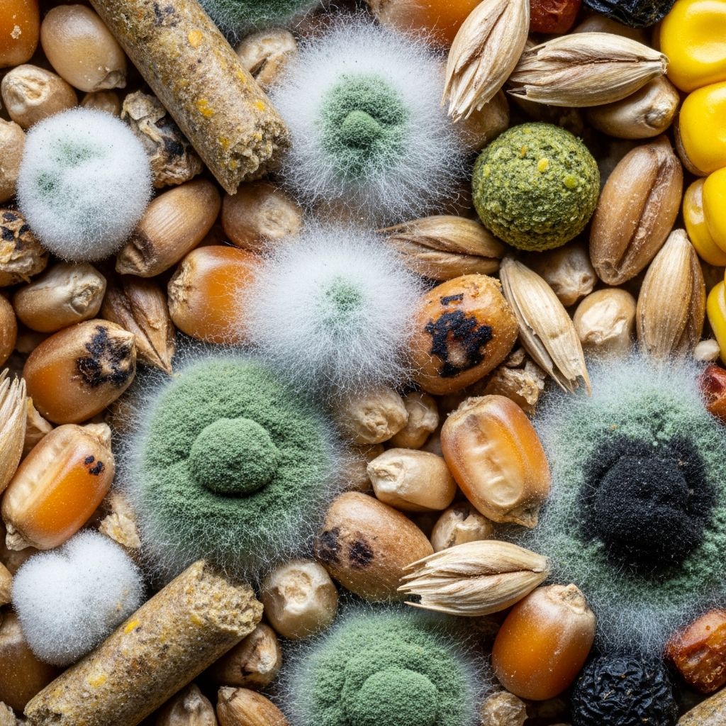 Mycotoxicoses In Animals: 5 Common Mycotoxins And Prevention Exploring the hidden dangers of fungal toxins in animal feeds and their widespread impact on livestock and companion animals.