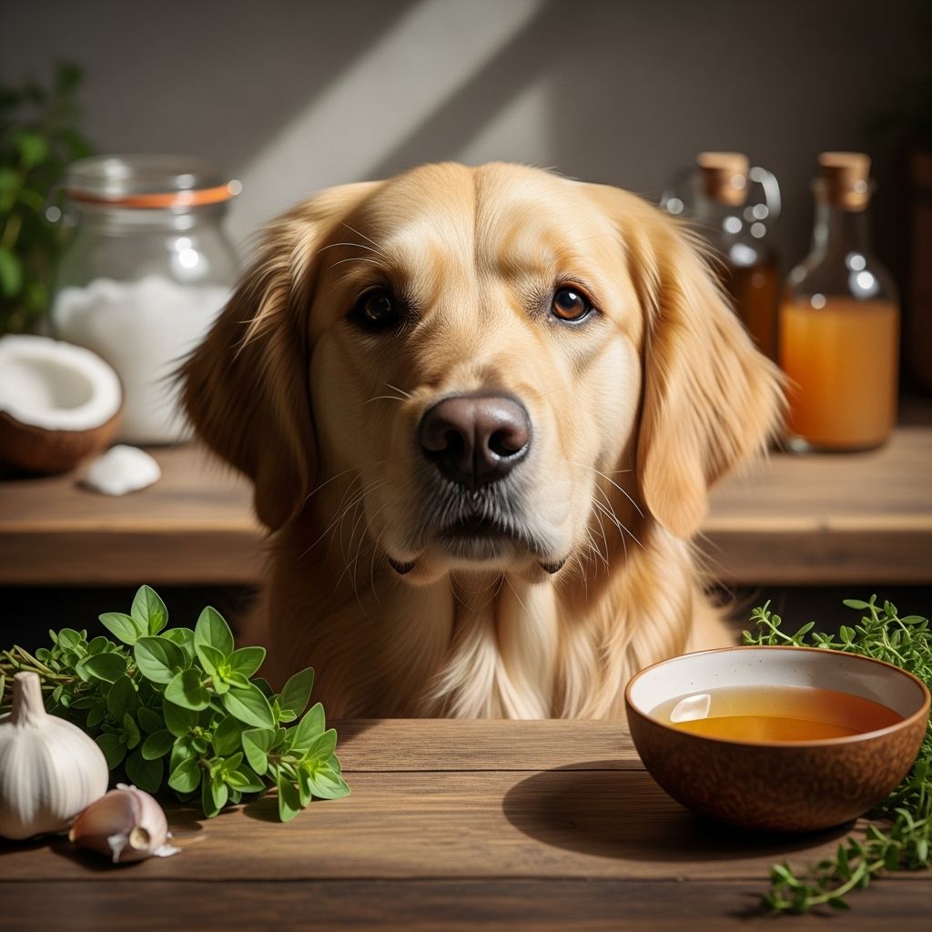 Discover effective plant-based remedies to support your dog's immunity and fight infections without synthetic drugs.