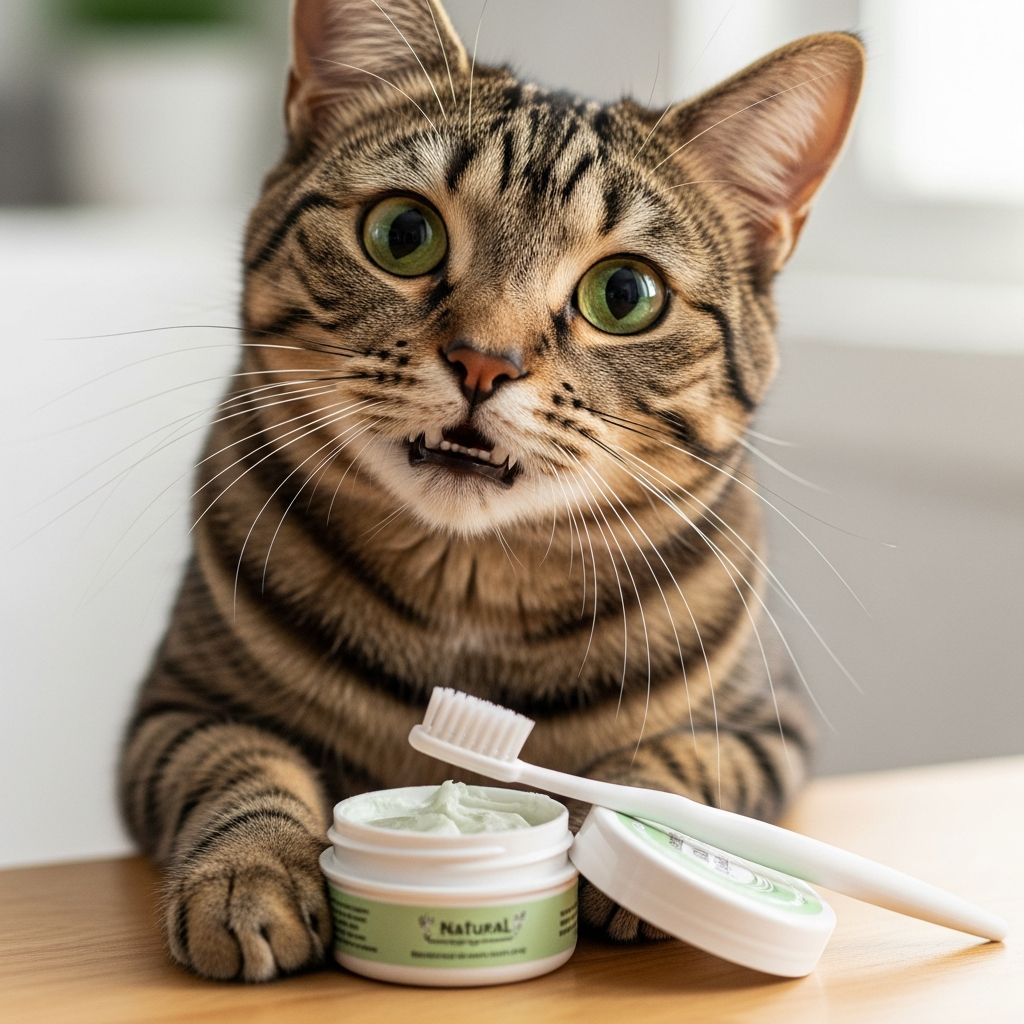 Natural Cat Toothpaste: 3 DIY Recipes For Safe Oral Care Discover safe, effective homemade and commercial natural toothpaste options to keep your cat's teeth clean and breath fresh without harsh chemicals.