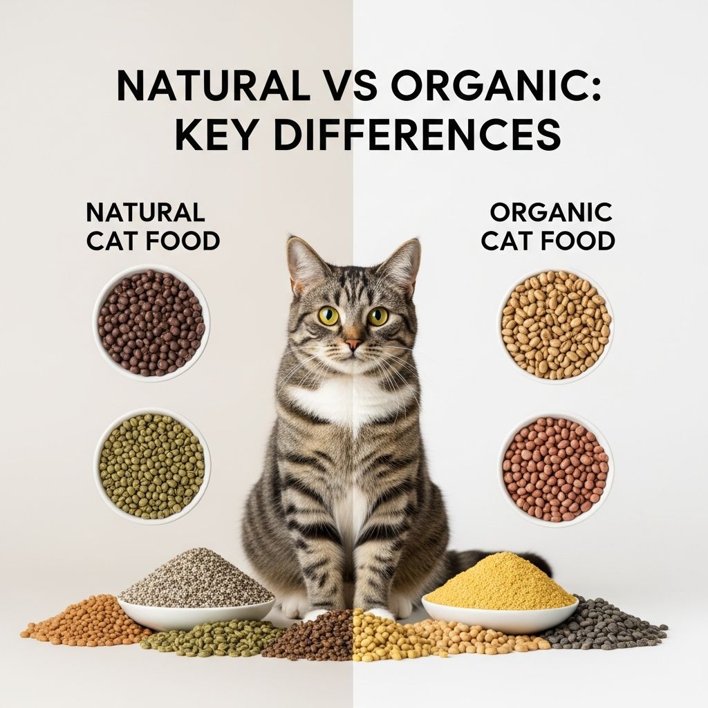 Discover what sets natural and organic cat foods apart, from ingredient standards to health benefits and cost factors for informed feline feeding choices.