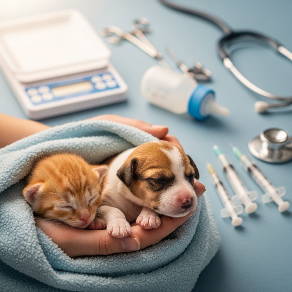 Undefined Neonatal Care For Dogs And Cats: Essential Guide Essential guide to nurturing newborn puppies and kittens through their vulnerable first weeks for optimal health and survival.