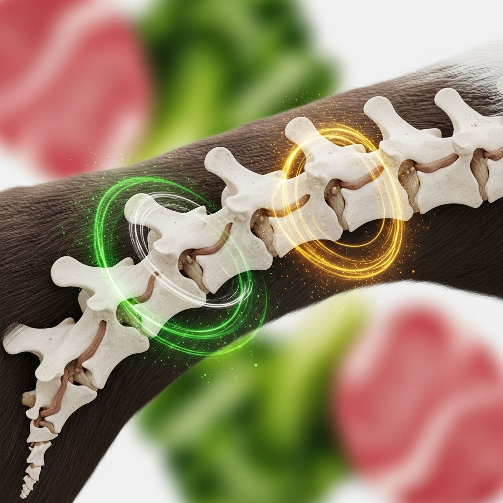 Nutrition’s Impact on Animal Spinal Health Discover how dietary imbalances lead to serious spinal cord disorders in pets and livestock, and learn prevention strategies for optimal neurological function.