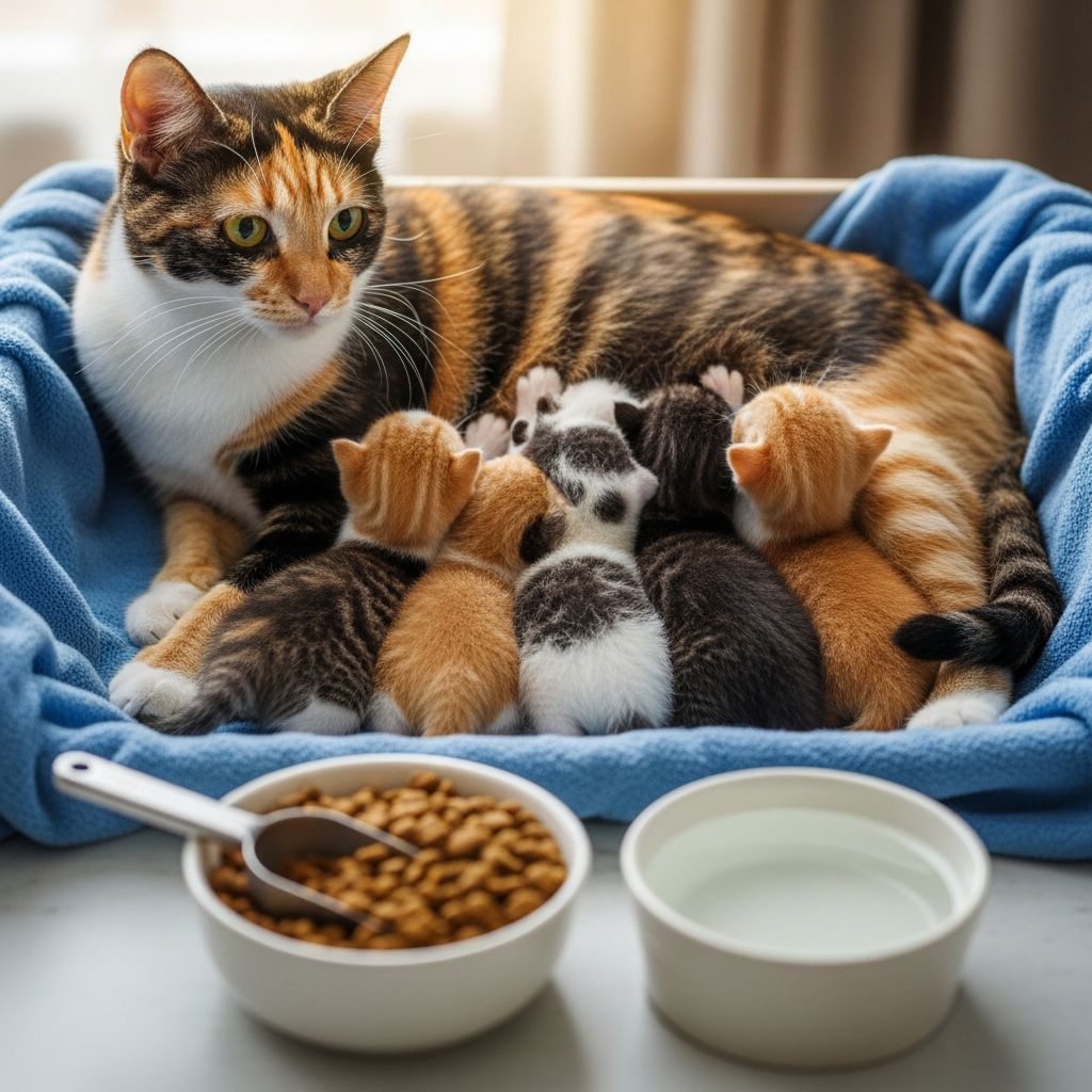Optimal Nutrition For Nursing Cats: Essential Feeding Guide Discover essential dietary strategies to support nursing cats through heightened nutritional demands for healthy milk production and kitten growth.
