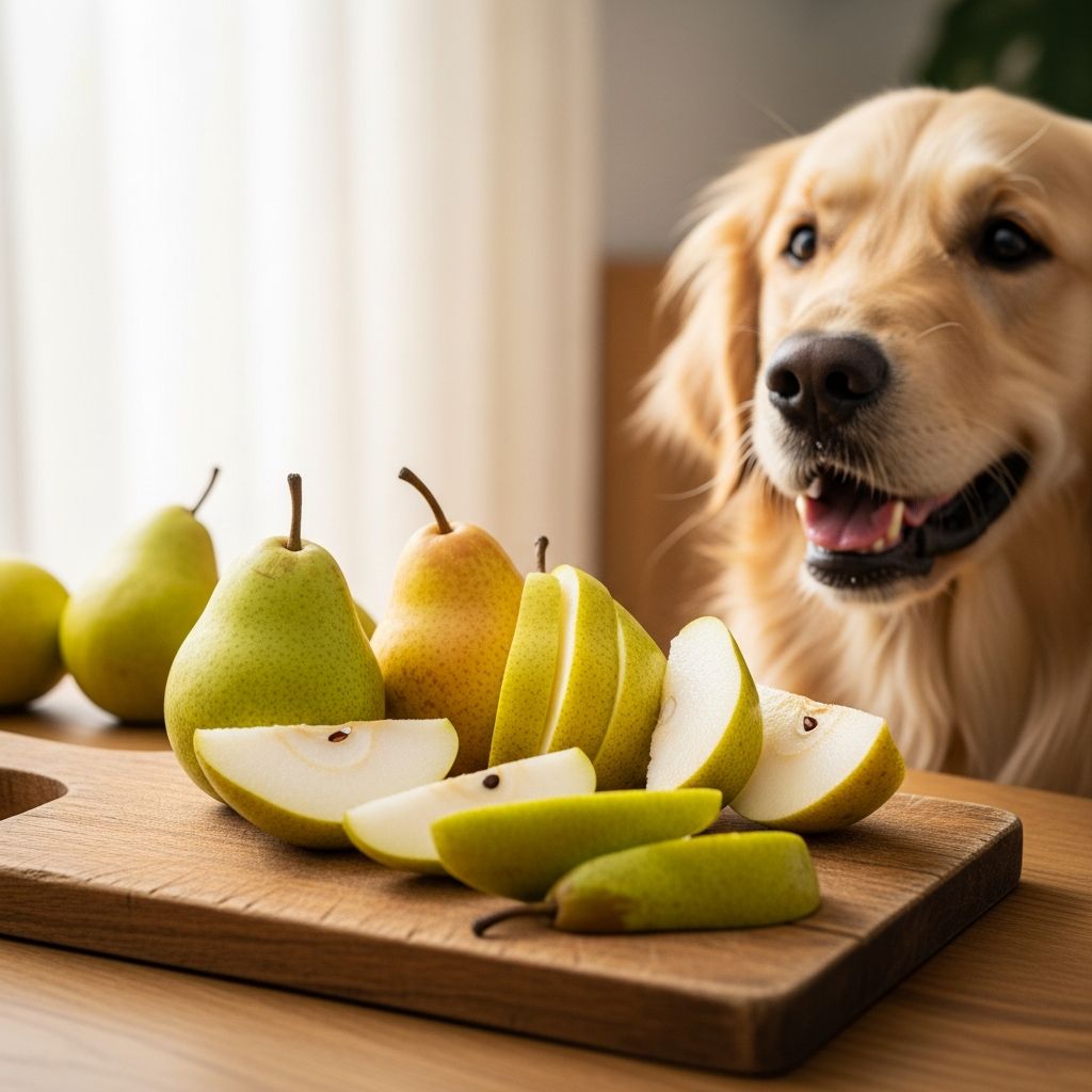Discover if pears make a healthy treat for your dog, with tips on nutrients, preparation, risks, and feeding best practices.