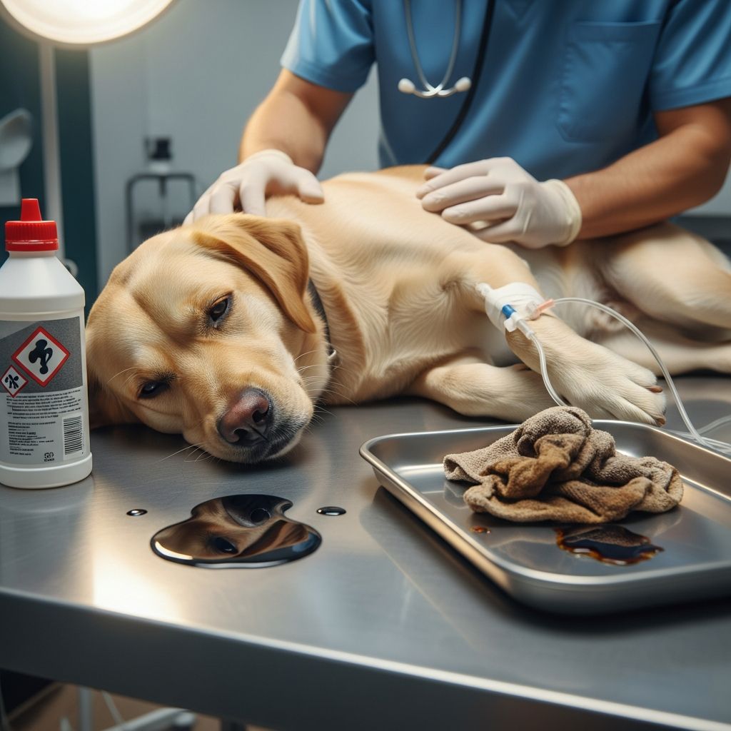 Petroleum Poisoning In Pets: Signs, First Aid, What To Do Essential guide to recognizing, treating, and preventing dangerous petroleum exposures in dogs and cats for pet owners.