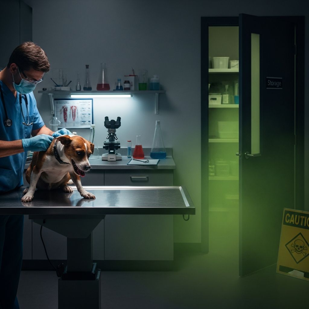 Phosphine Gas Risks in Vet Clinics Essential guide to recognizing, preventing, and responding to phosphine gas hazards from rodenticides in veterinary practice.