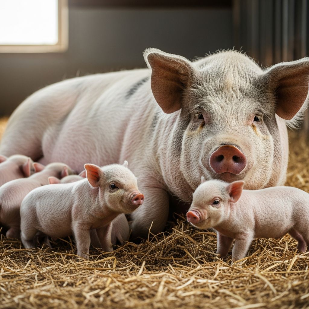 Undefined Potbellied Pig Reproduction: Expert Guide Master the essentials of breeding, gestation, and newborn care for healthy potbellied pigs in pet settings.
