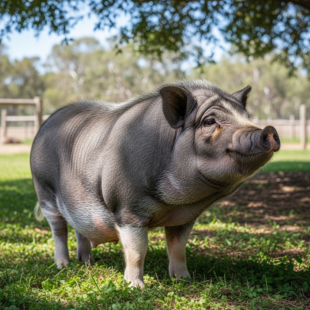 Potbellied Pigs: Traits and Care Essentials Discover the unique physical features, size variations, and lifelong care needs of potbellied pigs as exceptional companion animals.