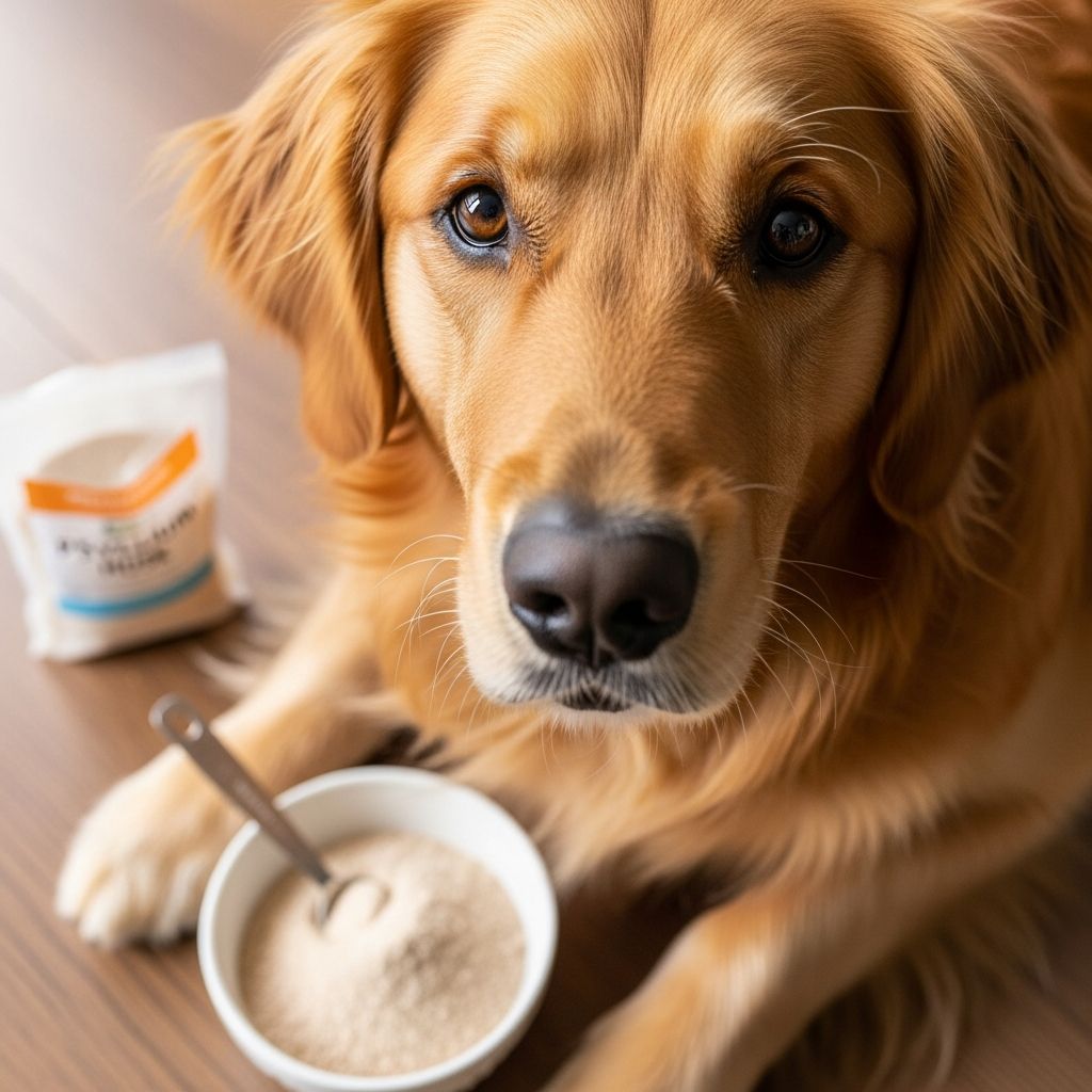 Psyllium Husk for Canine Diarrhea Relief Discover how psyllium husk, like Metamucil, can safely firm up your dog's loose stools and support gut health under veterinary guidance.