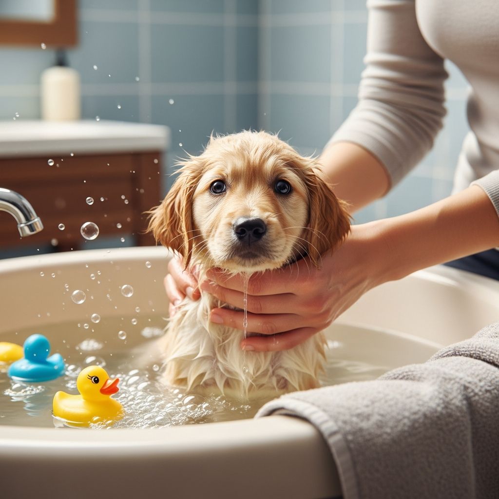 Puppy’s First Bath: 7-Step Guide For Safe, Stress-Free Baths Discover the best age, frequency, and techniques for your puppy's first bath to ensure a stress-free, healthy grooming routine.