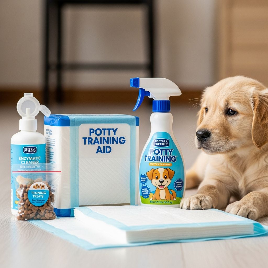 Complete guide to using potty training sprays and aids for puppies