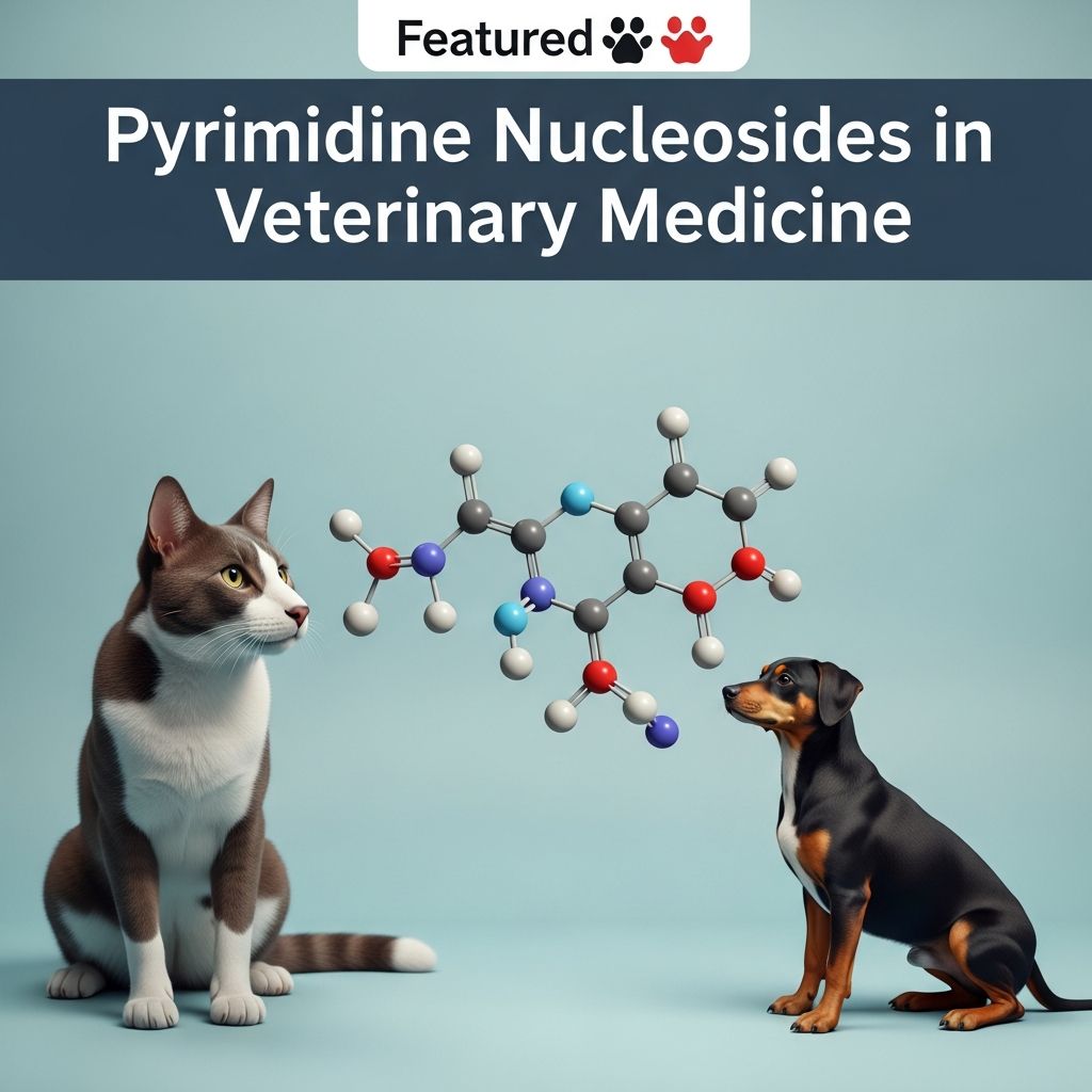 Exploring the therapeutic roles, mechanisms, and applications of pyrimidine nucleosides in animal health and antiviral treatments.