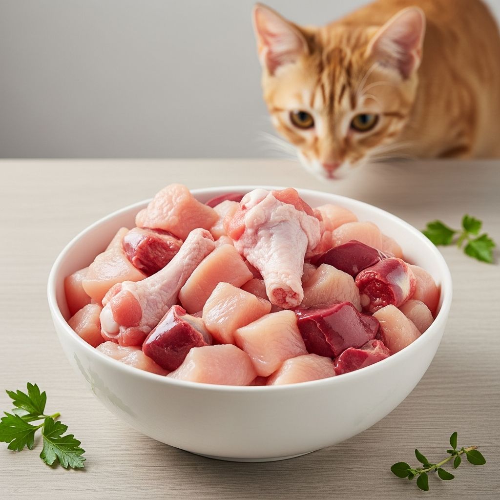 Learn whether raw chicken is safe for cats and how to feed it responsibly