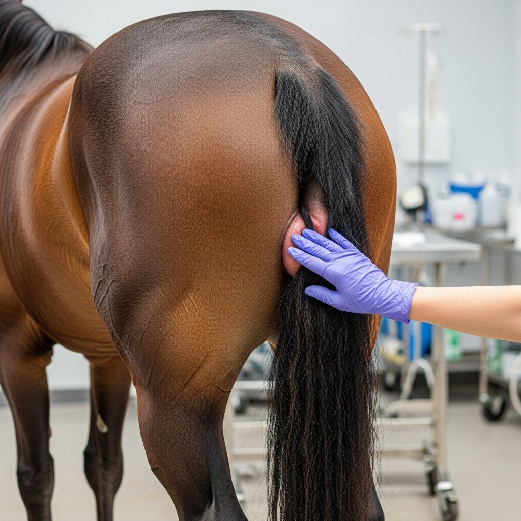 Rectal And Anal Issues In Horses: 4 Tear Grades, Symptoms, Care Comprehensive guide to recognizing, treating, and preventing rectal and anal disorders in horses for better equine digestive health.