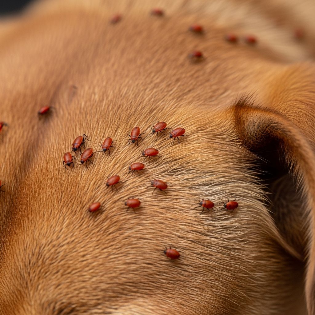 Red Bugs on Dogs: Identification and Solutions Discover how to spot, treat, and prevent red bugs like chiggers and harvest mites that cause itching and skin issues in dogs.