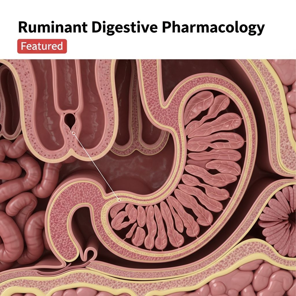 Exploring pharmacological strategies to optimize ruminant digestion, manage disorders, and enhance livestock health through targeted therapeutics.