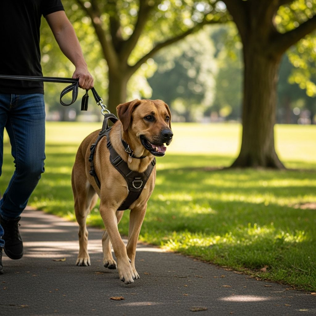 Master essential techniques, gear, and training to confidently walk your powerful large breed dog without risks or struggles.