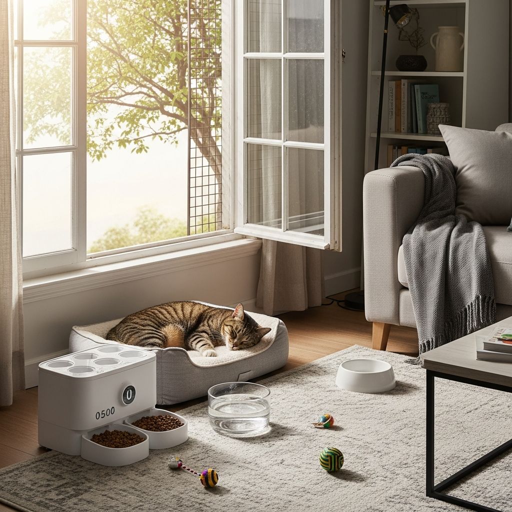 Safely Leaving Your Cat Home Alone: 7 Essential Checklist Items Essential strategies to ensure your cat remains safe, comfortable, and stress-free during your absence, from short trips to extended getaways.