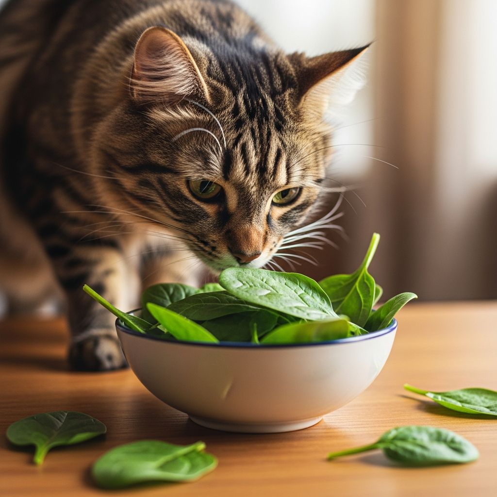 Spinach for Cats: Safety, Benefits & Feeding Guidelines Learn whether spinach is safe for your cat and how to feed it responsibly.