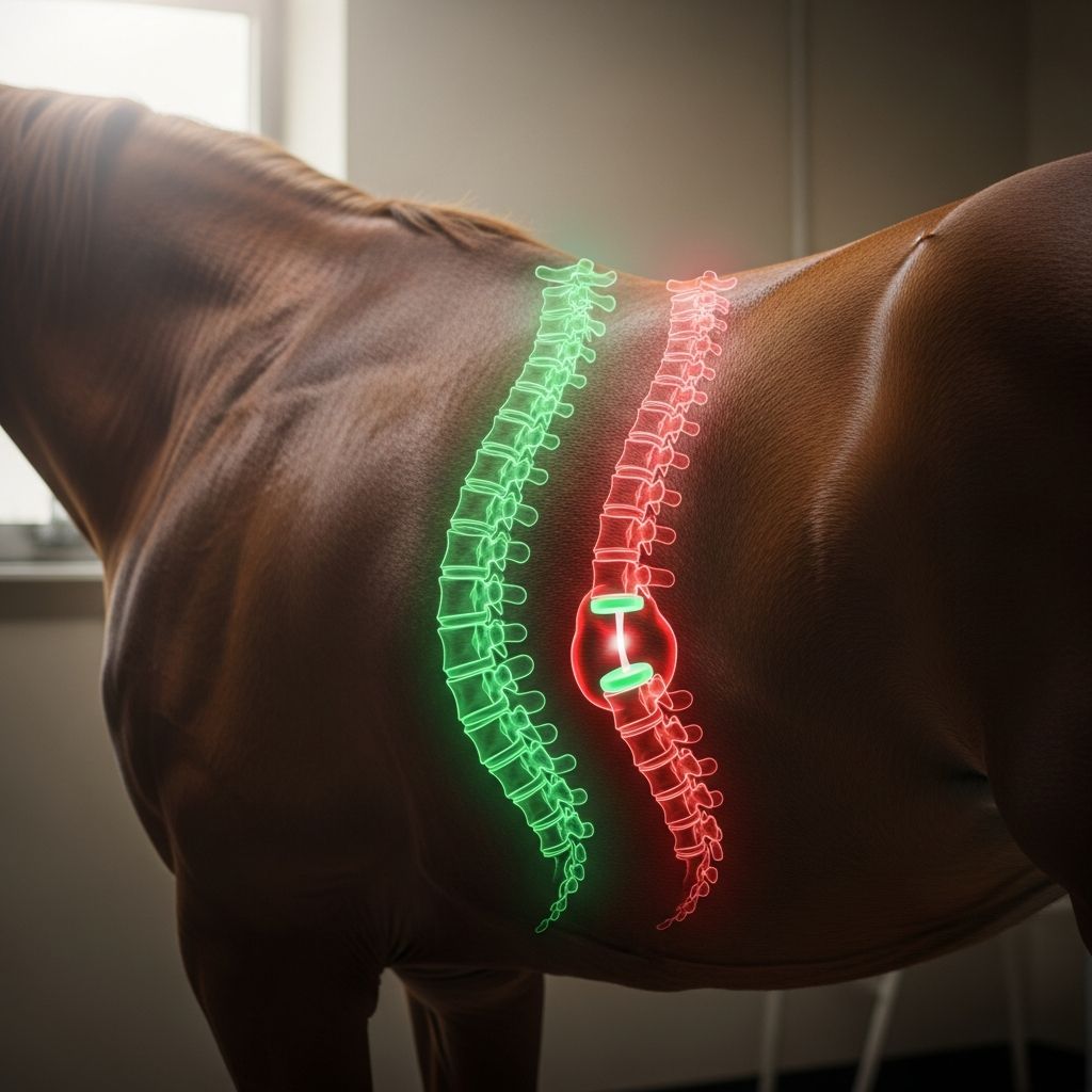 Explore the causes, symptoms, diagnosis, and treatments for spinal column and cord issues in horses to ensure optimal equine welfare.