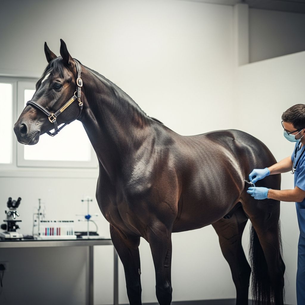 Stallion Breeding Fitness Assessment: Complete Checklist Comprehensive guide to evaluating stallion reproductive health for optimal breeding success and herd fertility.