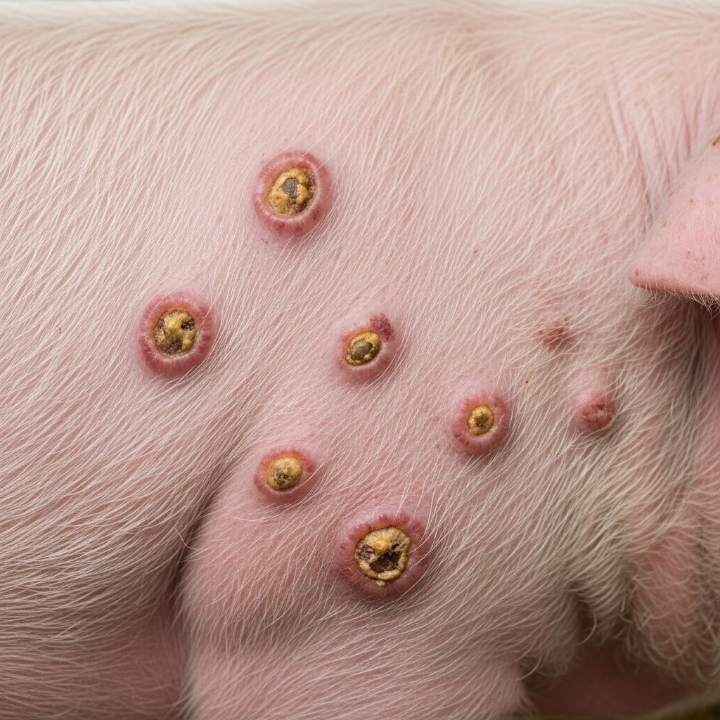 Staphylococcal Skin Infection in Young Pigs Understanding the causes, symptoms, and management of bacterial dermatitis in piglets