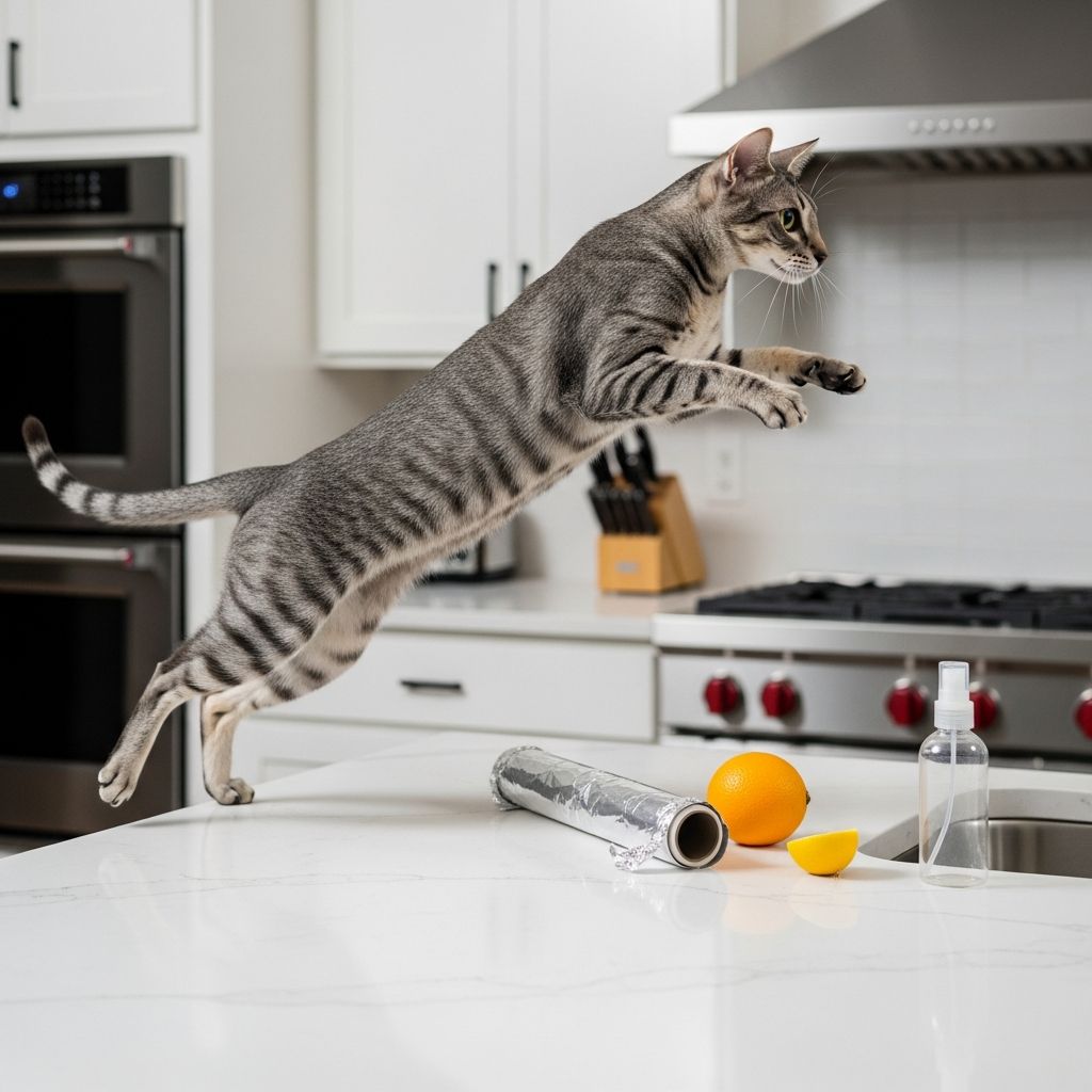 Keep Cats Off Counters: Proven, Gentle Training Guide Effective, humane strategies to train your cat away from kitchen counters and maintain a clean home environment.