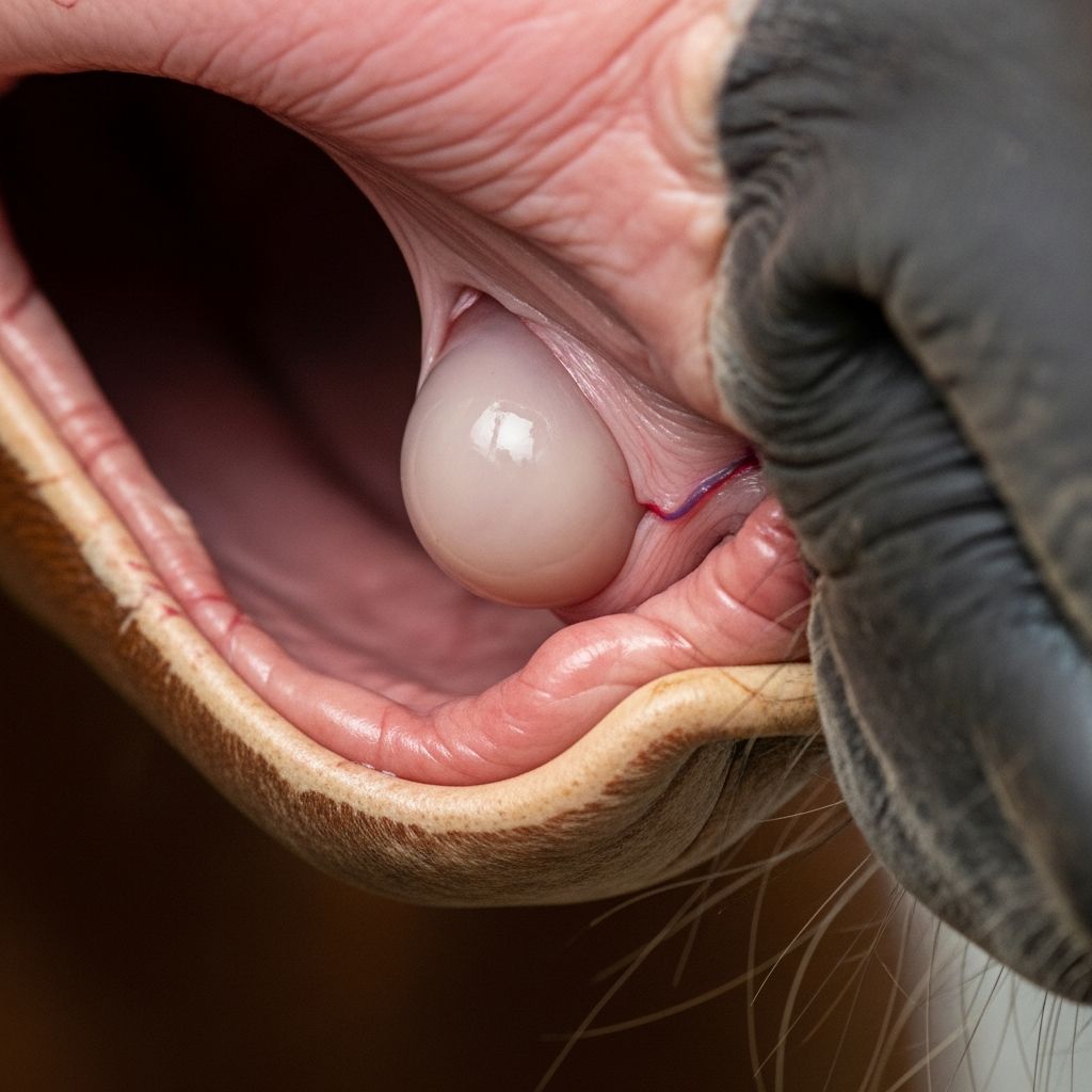Discover the causes, symptoms, diagnosis, and advanced treatments for subepiglottic cysts affecting horse breathing and performance.
