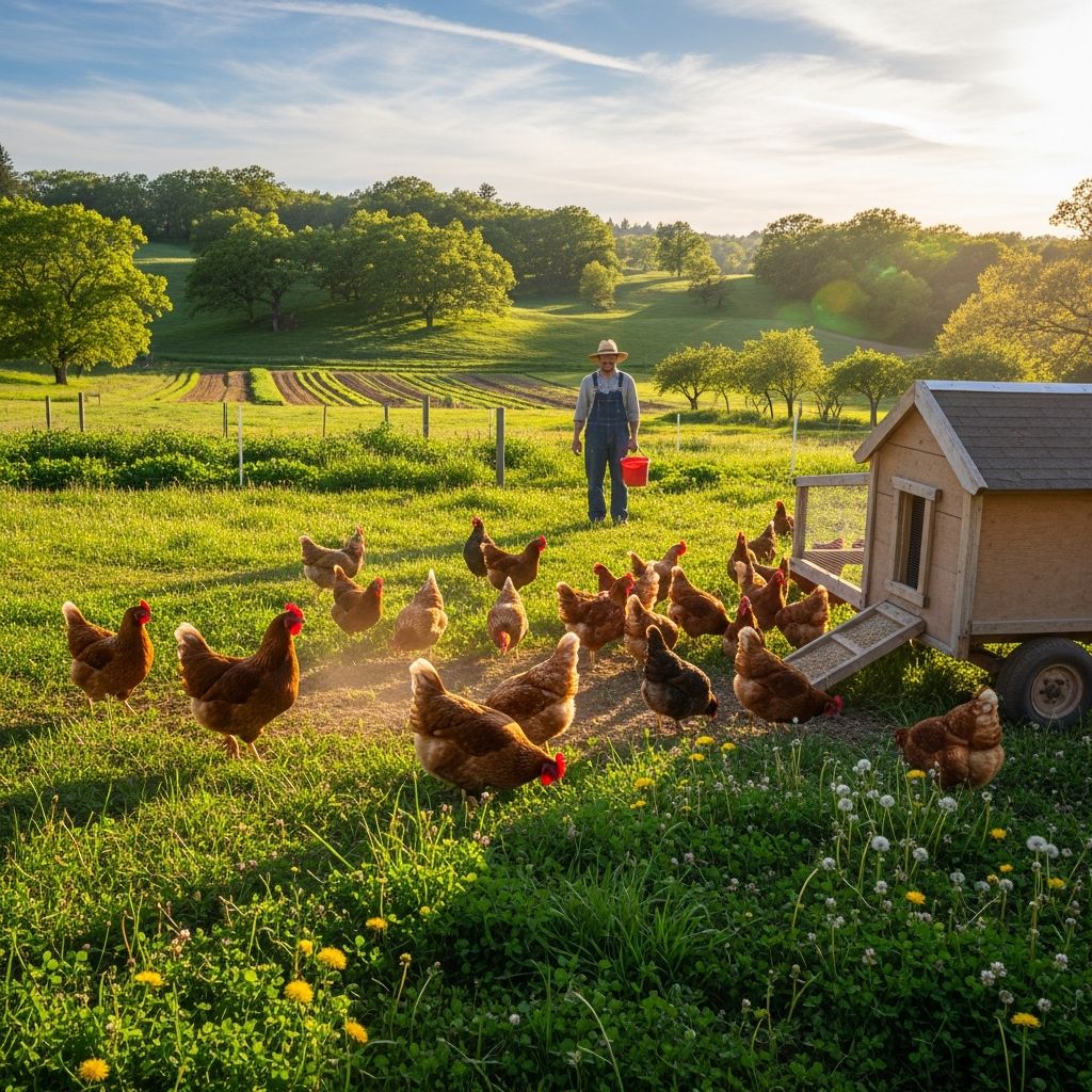 Complete guide to establishing and maintaining certified organic poultry operations