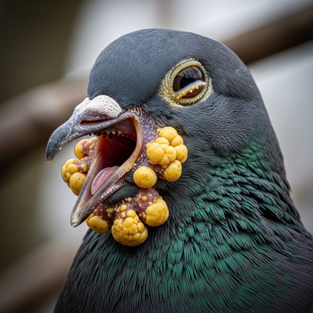 Comprehensive guide to understanding, diagnosing, treating, and preventing trichomonosis in birds for pet owners and wildlife enthusiasts.
