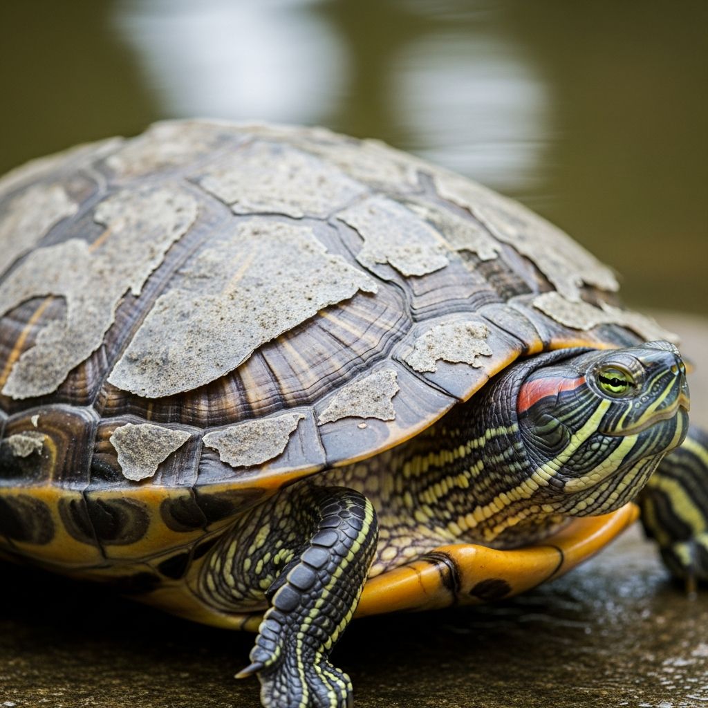 Turtle Shell Shedding: 4 Stages And Essential Care Tips Discover why aquatic turtles shed their scutes, how to recognize normal shedding from problems, and tips for supporting healthy shell growth.