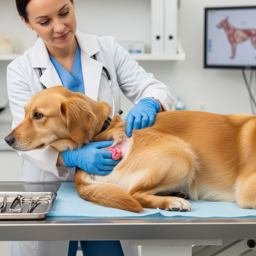Uterine Prolapse In Dogs: Emergency Signs, Diagnosis, Treatment Comprehensive guide to recognizing, treating, and preventing uterine prolapse in female dogs for timely veterinary intervention.