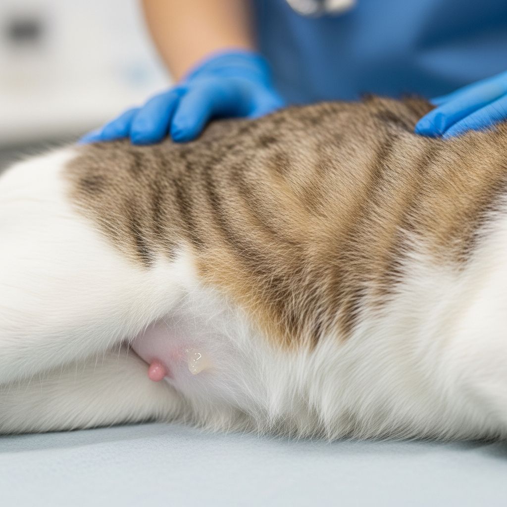 Vaginal Discharge In Pregnant Cats: What To Watch For Understand normal vs. dangerous vaginal discharge in pregnant cats, recognize warning signs, and learn when to seek urgent veterinary care for your queen.