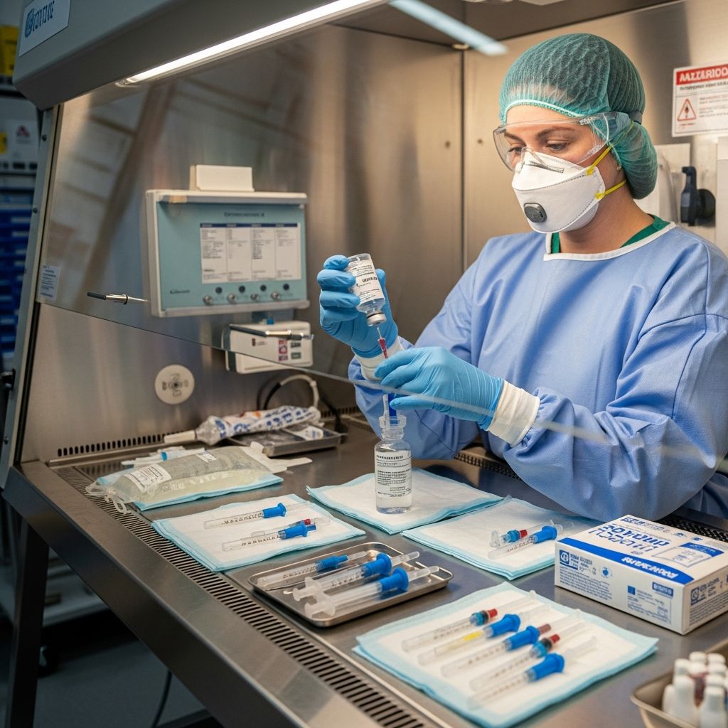 Essential guidelines for minimizing occupational exposure to cytotoxic medications in animal healthcare settings.