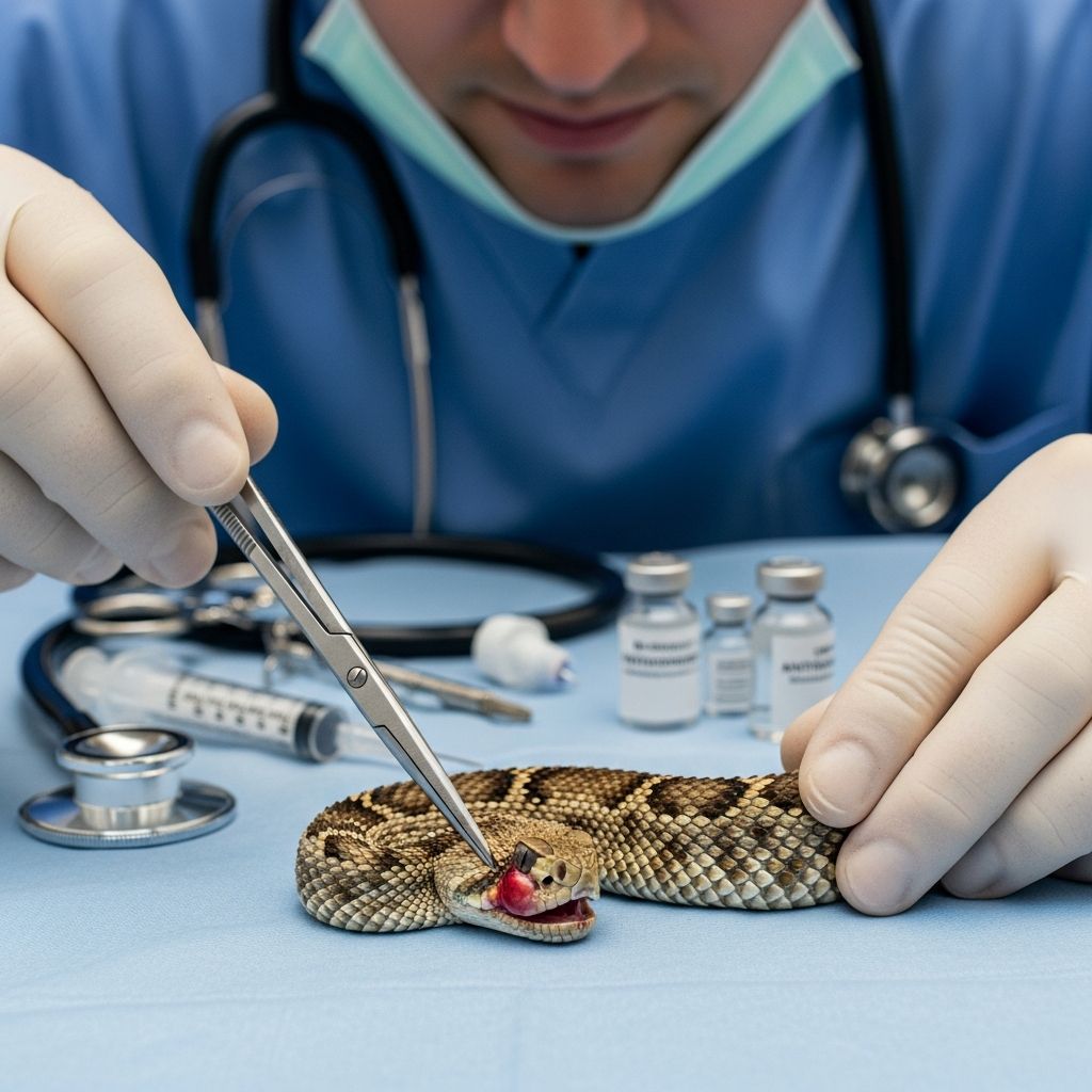 Veterinary Management of Venomous Snake Bites Emergency protocols and clinical approaches for treating envenomated pets