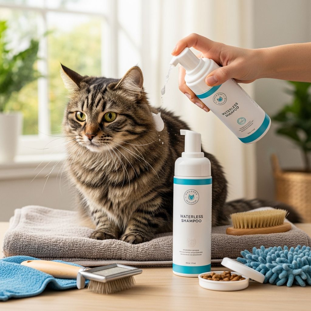 Discover safe waterless options for feline hygiene, their benefits, risks, and expert tips for effective use without full baths.