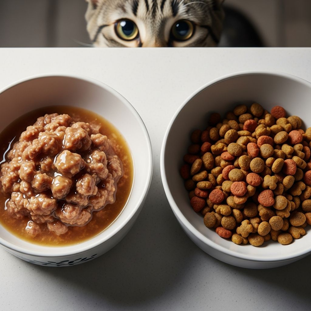 Wet Vs Dry Cat Food: Complete Guide To Choosing The Right Food Discover the key differences between wet and dry cat food to choose the best option for your feline's health, hydration, and happiness.