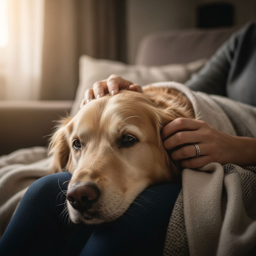 Compassionate guidance on recognizing signs of suffering and making humane end-of-life choices for dogs battling cancer.