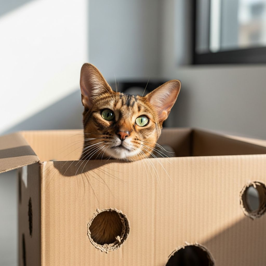 Cat Box Obsession: Science of Feline Fascination Unravel the instincts and science driving cats' irresistible love for cardboard boxes and how it boosts their well-being.