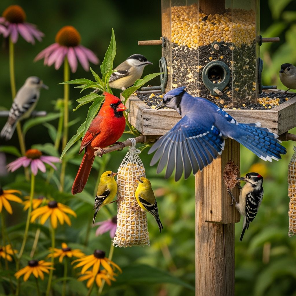 Wild Bird Feeding Guide: Year-Round Tips For Thriving Gardens Master seasonal feeding strategies to attract and nourish wild birds in your backyard year-round with expert tips.